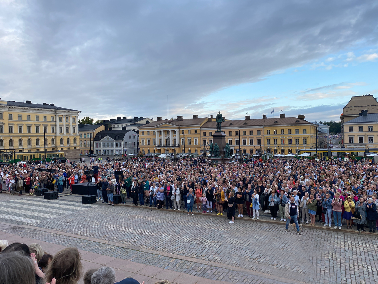 Hiiden Laulu kuorojen suurtapahtumassa, Kuorojen Kierroksella, Helsingissä 22.8.2024.